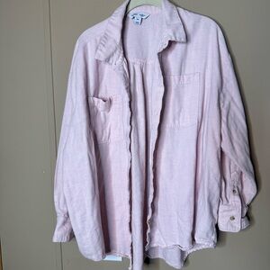 Old Navy Light Pink Collared Shirt